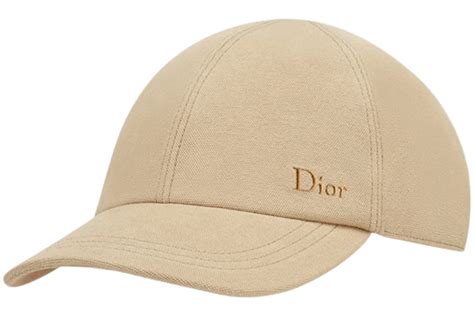 Dior Baseball Cap Beige Cotton 